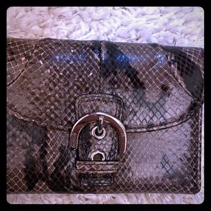 Snake Skin Coach wallet
